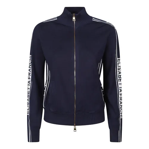 Sweatshirts & Hoodies > Zip-throughs - - Elisabetta Franchi - Modalova
