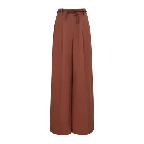 Trousers > Wide Trousers - - Zimmermann - Modalova