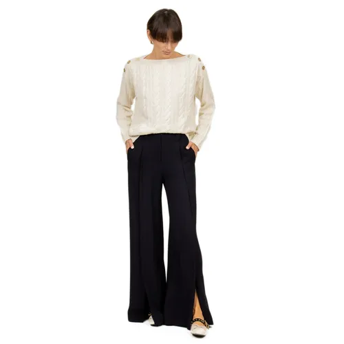 Trousers > Wide Trousers - - Semicouture - Modalova
