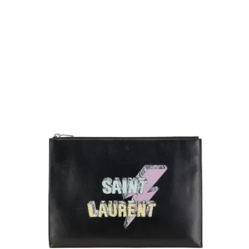 Pre-owned > Pre-owned Bags > Pre-owned Clutches - - Saint Laurent Vintage - Modalova