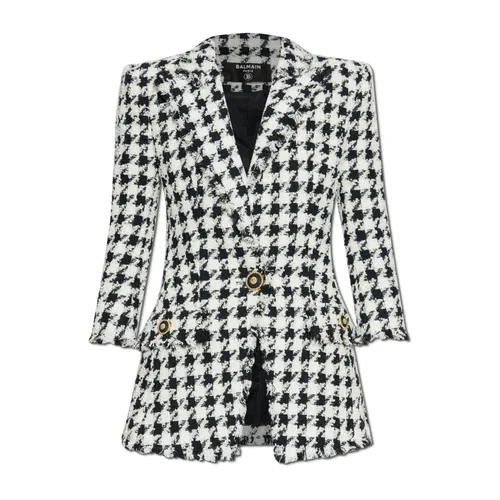 Jackets > Tweed Jackets - - Balmain - Modalova