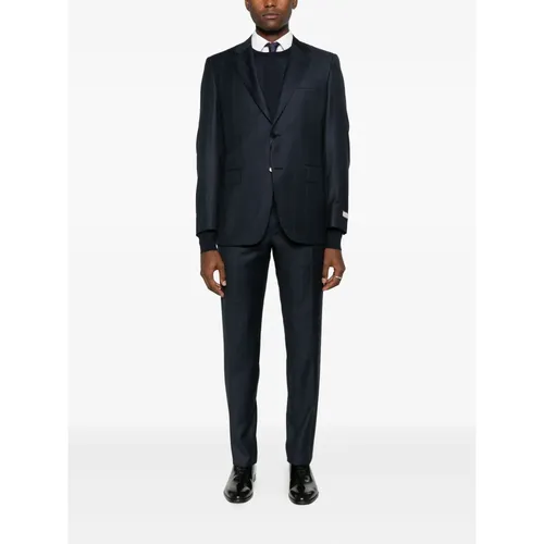 Suits > Suit Sets > Single Breasted Suits - - Canali - Modalova