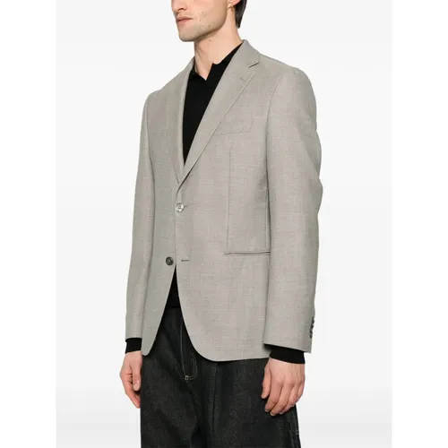 Hugo - Jackets > Blazers - Gray - Hugo - Modalova