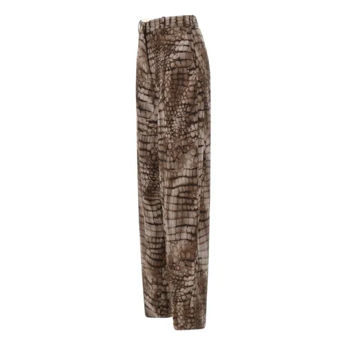 Trousers > Wide Trousers - - Elisabetta Franchi - Modalova