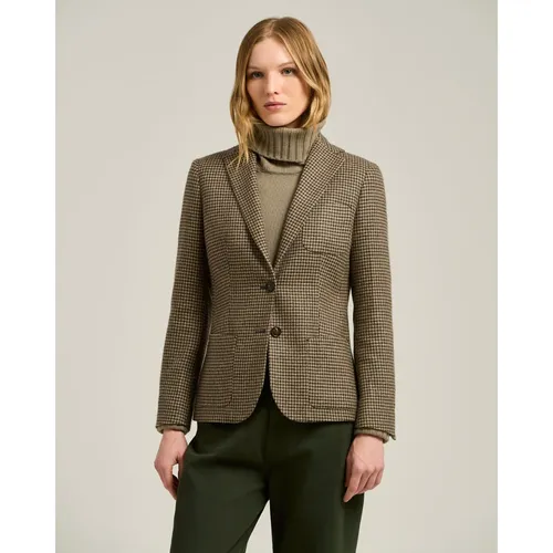Kiton - Jackets > Blazers - Beige - Kiton - Modalova