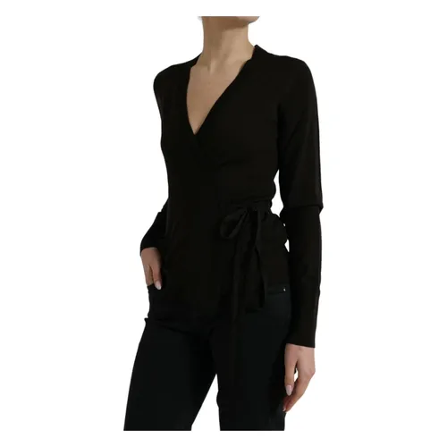 Knitwear > V-neck Knitwear - - Dolce & Gabbana - Modalova