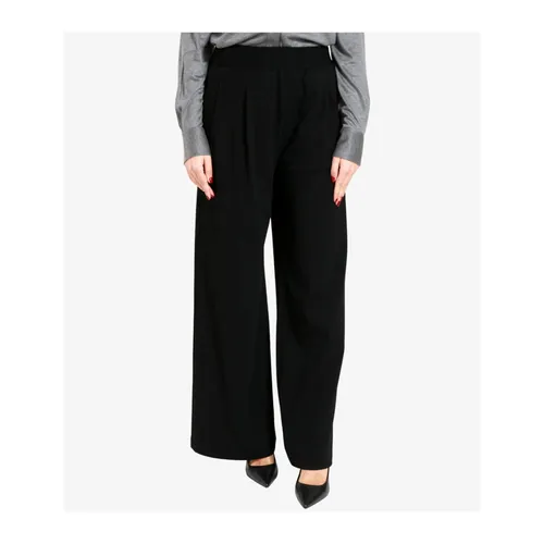 Trousers > Wide Trousers - - Semicouture - Modalova