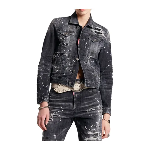 Jackets > Denim Jackets - - Dsquared2 - Modalova