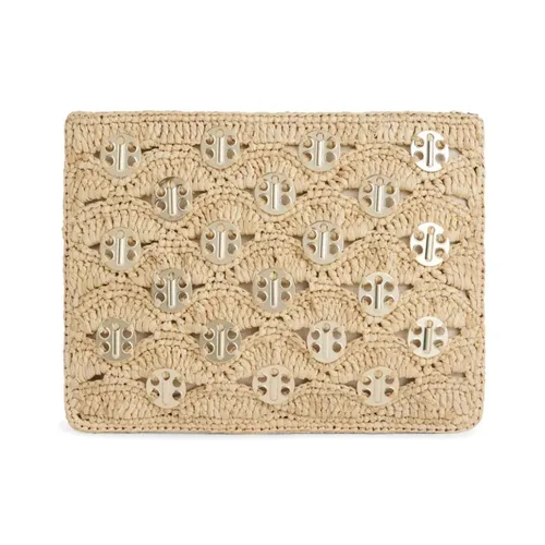 Rabanne - Bags > Clutches - Beige - Rabanne - Modalova
