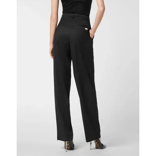 Trousers > Wide Trousers - - Philipp Plein - Modalova