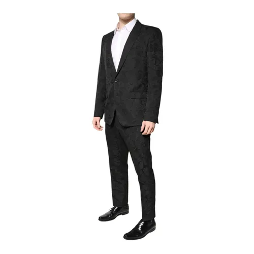 Suits > Suit Sets > Single Breasted Suits - - Dolce & Gabbana - Modalova