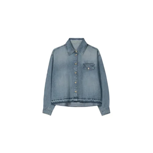 Blouses & Shirts > Denim Shirts - - Luisa Cerano - Modalova