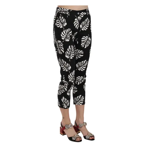 Trousers > Cropped Trousers - - Dolce & Gabbana - Modalova