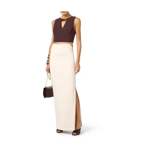 Tops > Sleeveless Tops - - Elisabetta Franchi - Modalova