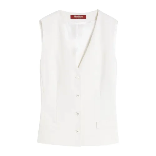 Jackets > Vests - - Max Mara Studio - Modalova