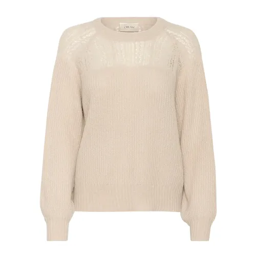 Knitwear > Round-neck Knitwear - - Cream - Modalova