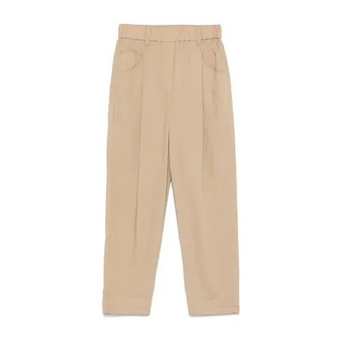 Trousers > Cropped Trousers - - Brunello Cucinelli - Modalova