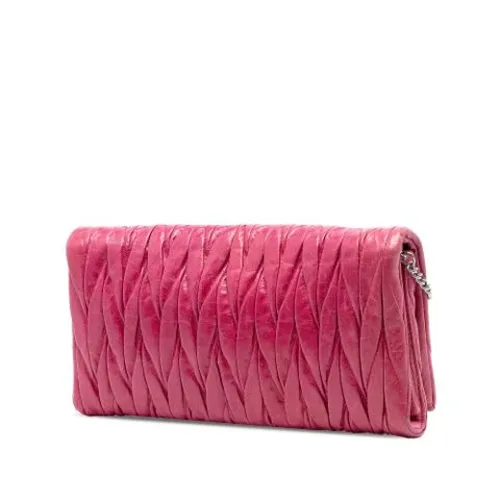 Pre-owned > Pre-owned Bags > Pre-owned Clutches - - Miu Miu Pre-owned - Modalova