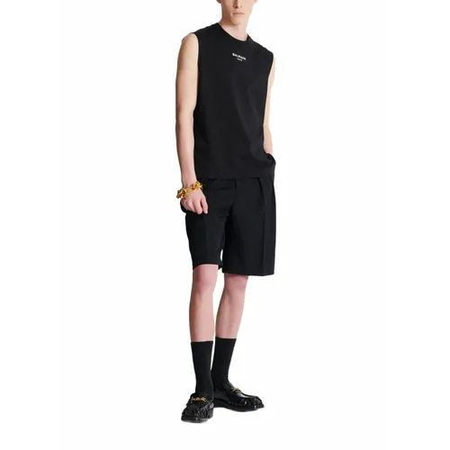 Tops > Sleeveless Tops - - Balmain - Modalova