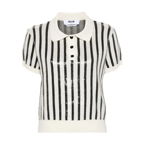 Tops > Polo Shirts - - Msgm - Modalova