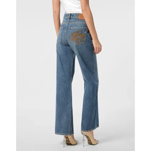 Jeans > Wide Jeans - - Philipp Plein - Modalova