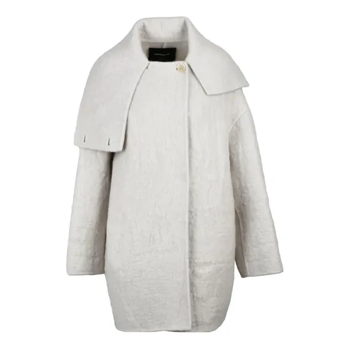 Coats > Single-Breasted Coats - - Fabiana Filippi - Modalova