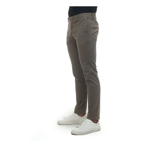 Pt01 - Trousers > Chinos - Gray - Pt01 - Modalova