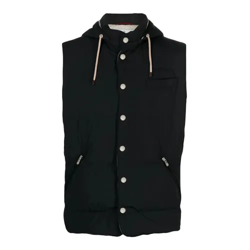 Jackets > Vests - - Brunello Cucinelli - Modalova