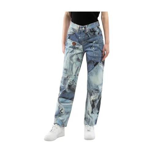 Jeans > Straight Jeans - - Moschino - Modalova
