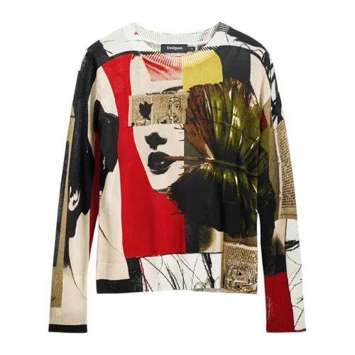 Knitwear > Round-neck Knitwear - - Desigual - Modalova
