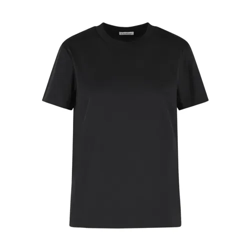 Moncler - Tops > T-Shirts - Black - Moncler - Modalova
