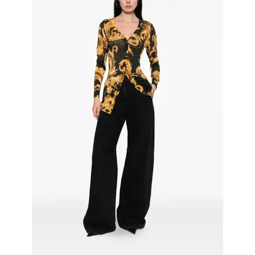 Knitwear > Cardigans - - Versace Jeans Couture - Modalova