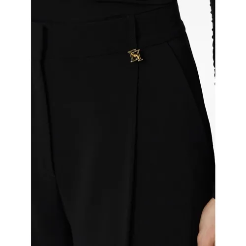 Trousers > Wide Trousers - - Elisabetta Franchi - Modalova