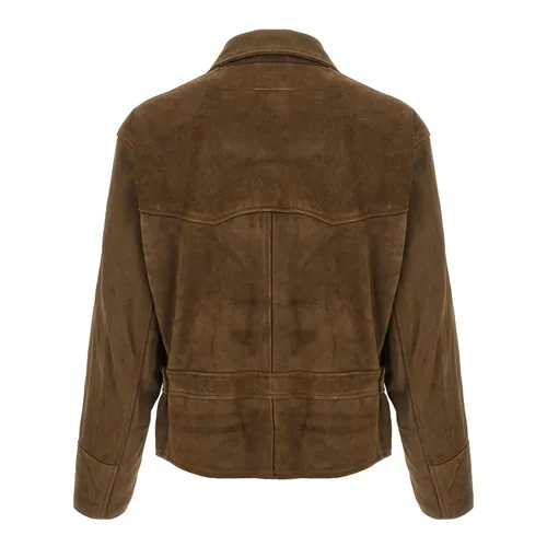 Jackets > Leather Jackets - - MM6 Maison Margiela - Modalova