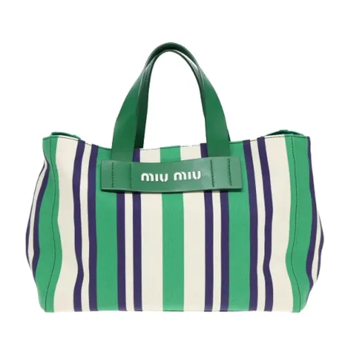 Pre-owned > Pre-owned Bags > Pre-owned Tote Bags - - Miu Miu Pre-owned - Modalova