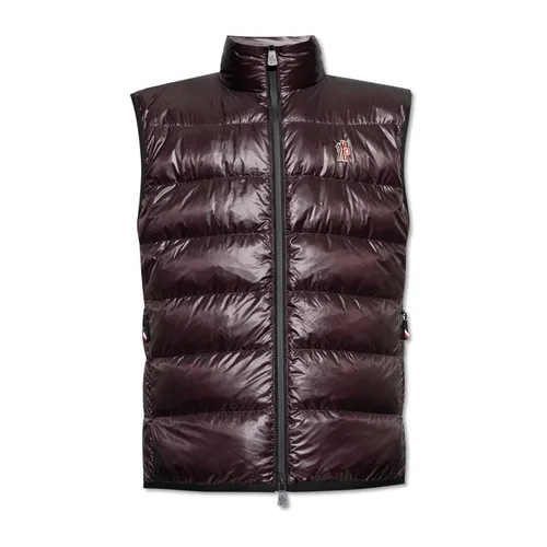 Moncler - Jackets > Vests - Brown - Moncler - Modalova