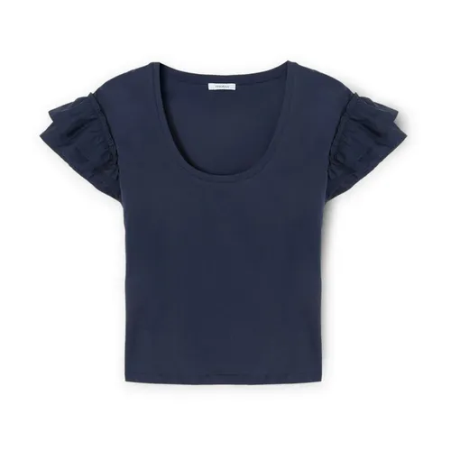 Motivi - Tops > T-Shirts - Blue - Motivi - Modalova