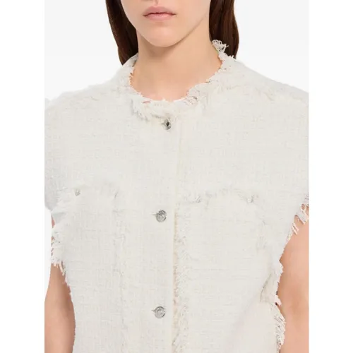 Msgm - Jackets > Vests - White - Msgm - Modalova