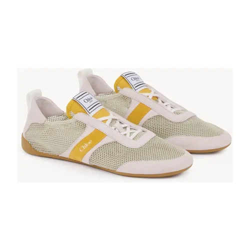 Chloé - Shoes > Sneakers - Green - Chloé - Modalova