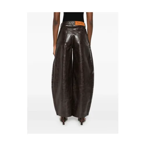 Trousers > Wide Trousers - - Séfr - Modalova
