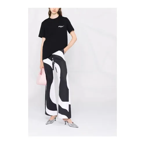 Msgm - Tops > T-Shirts - Black - Msgm - Modalova
