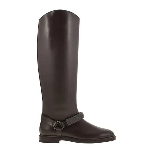 Shoes > Boots > High Boots - - Brunello Cucinelli - Modalova