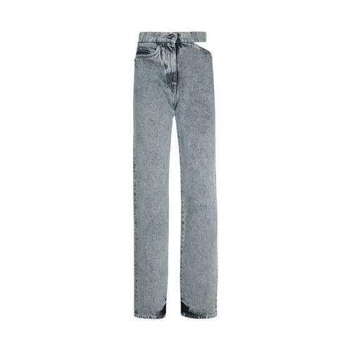 Jeans > Straight Jeans - - Msgm - Modalova