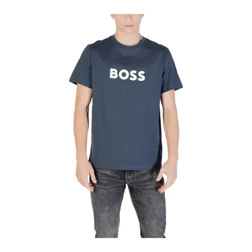 Hugo - Tops > T-Shirts - Blue - Hugo - Modalova