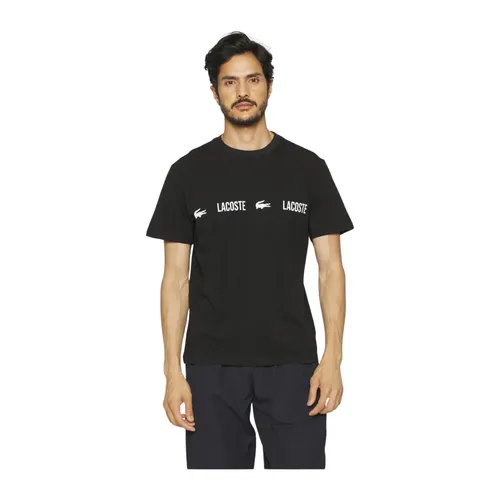 Lacoste - Tops > T-Shirts - Black - Lacoste - Modalova
