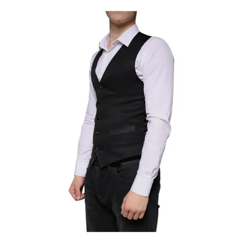 Suits > Suit Vests - - Dolce & Gabbana - Modalova