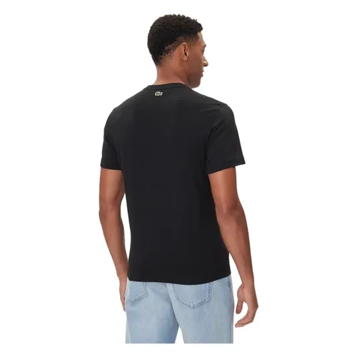 Lacoste - Tops > T-Shirts - Black - Lacoste - Modalova