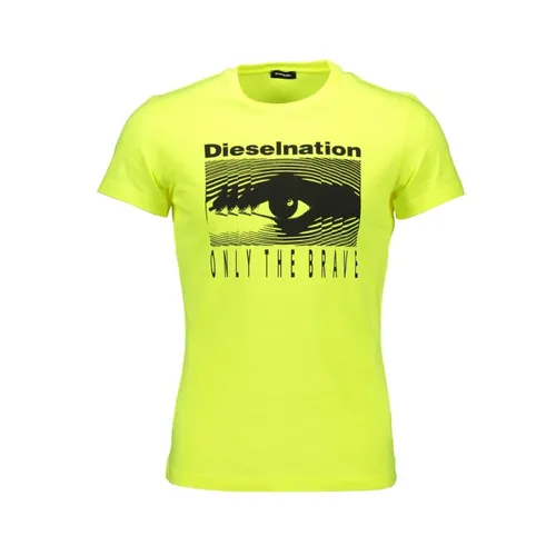 Diesel - Tops > T-Shirts - Yellow - Diesel - Modalova