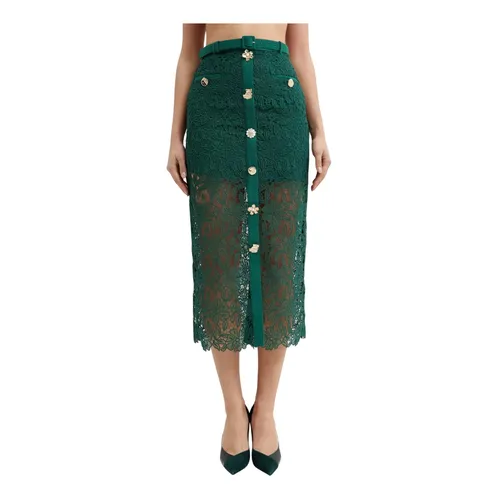 Skirts > Midi Skirts - - Self Portrait - Modalova
