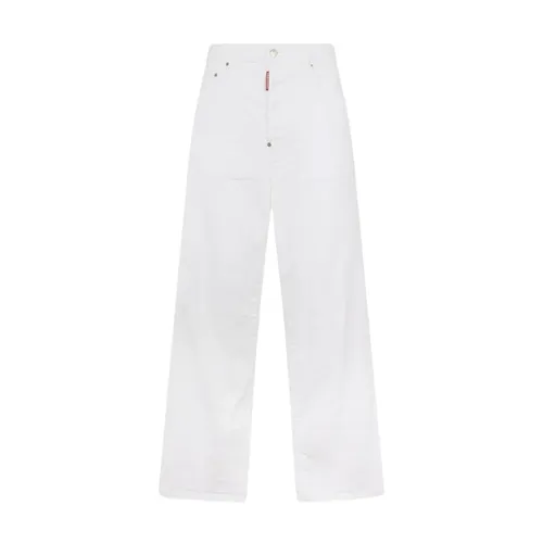 Trousers > Wide Trousers - - Dsquared2 - Modalova